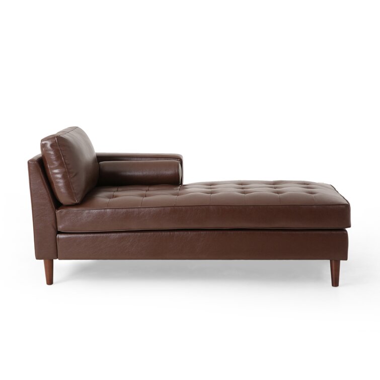 Chaise lounge best sale couch leather